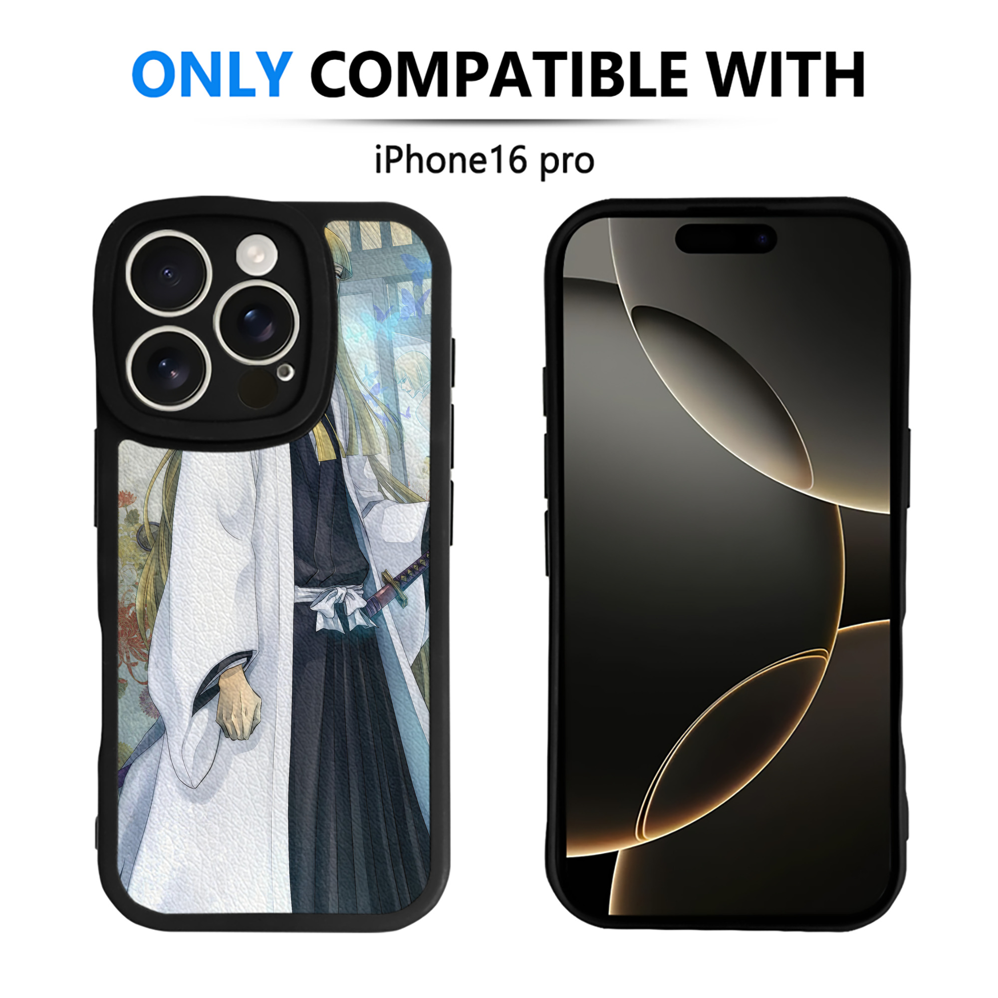 （画像用） ブリーチ BLEACH 【iPhone 16シリーズ対応】シリコンスマホケース（レザー調） 材質：シリコン